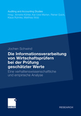 Die Informationsverarbeitung von Wirtschaftsprüfern bei der Prüfung geschätzter Werte