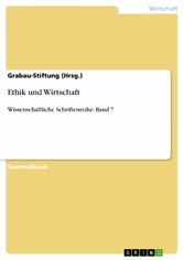 Ethik und Wirtschaft