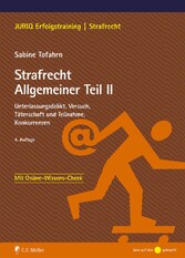 Strafrecht Allgemeiner Teil II