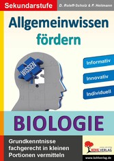 Allgemeinwissen fördern BIOLOGIE