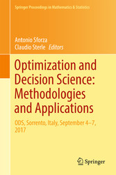 Optimization and Decision Science: Methodologies and Applications