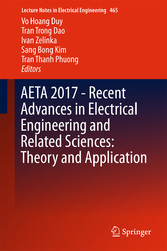 AETA 2017 - Recent Advances in Electrical Engineering and Related Sciences: Theory and Application