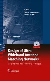 Design of Ultra Wideband Antenna Matching Networks