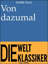 Von dazumal