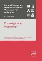 Das exegetische Proseminar