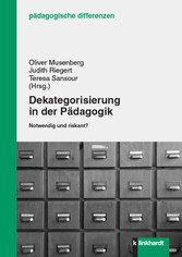 Dekategorisierung in der Pädagogik