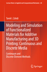 Modeling and Simulation of Functionalized Materials for Additive Manufacturing and 3D Printing: Continuous and Discrete Media