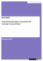 Populationsdivergenz innerhalb der Gattung 'Leucorrhinia'