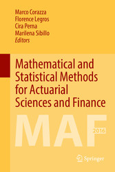 Mathematical and Statistical Methods for Actuarial Sciences and Finance