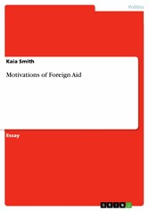 Motivations of Foreign Aid