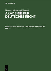 Ausschuß für Genossenschaftsrecht