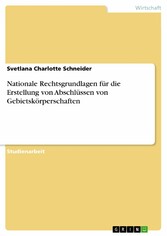 Nationale Rechtsgrundlagen für die Erstellung von Abschlüssen von Gebietskörperschaften