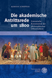 Die akademische Antrittsrede um 1800