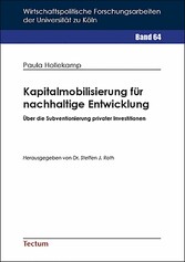 Kapitalmobilisierung für nachhaltige Entwicklung