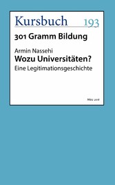 Wozu Universitäten?