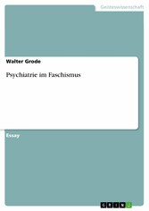 Psychiatrie im Faschismus