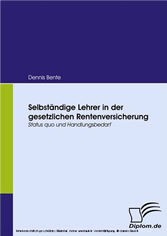 Selbständige Lehrer in der gesetzlichen Rentenversicherung.