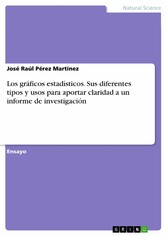 Los gráficos estadísticos. Sus diferentes tipos y usos para aportar claridad a un informe de investigación