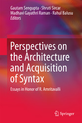 Perspectives on the Architecture and Acquisition of Syntax