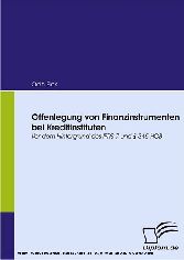 Offenlegung von Finanzinstrumenten bei Kreditinstituten.