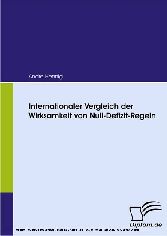 Internationaler Vergleich der Wirksamkeit von Null-Defizit-Regeln