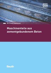 Maschinenteile aus zementgebundenem Beton