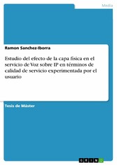 Estudio del efecto de la capa física en el servicio de Voz sobre IP en términos de calidad de servicio experimentada por el usuario