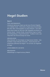 Hegel-Studien Band 4