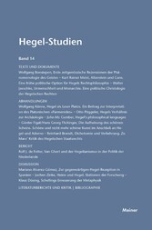 Hegel-Studien Band 14