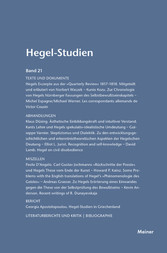 Hegel-Studien Band 21