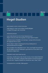 Hegel-Studien Band 51