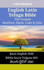 English Latin Telugu Bible - The Gospels - Matthew, Mark, Luke & John