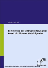 Bestimmung der Erddruckverteilung bei Ansatz nichtlinearer Materialgesetze