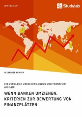 Wenn Banken umziehen. Kriterien zur Bewertung von Finanzplätzen