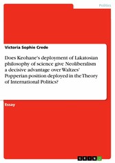 Does Keohane's deployment of Lakatosian philosophy of science give Neoliberalism a decisive advantage over Waltzes' Popperian position deployed in the Theory of International Politics?