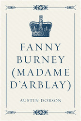 Fanny Burney (Madame D'Arblay)