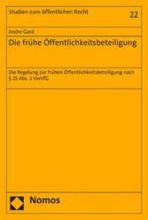 Die frühe Öffentlichkeitsbeteiligung