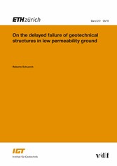 On the delayed failure of geotechnical structures in low permeability ground