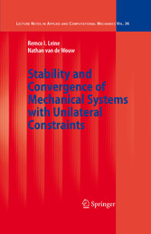 Stability and Convergence of Mechanical Systems with Unilateral Constraints