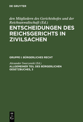 Allgemeiner Teil des Bürgerlichen Gesetzbuches, 3