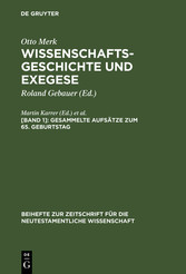 Gesammelte Aufsätze zum 65. Geburtstag