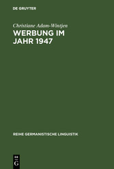 Werbung im Jahr 1947