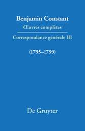 Correspondance 1795-1799