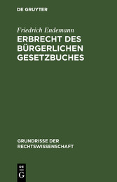 Erbrecht des Bürgerlichen Gesetzbuches