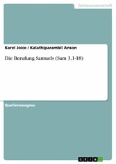 Die Berufung Samuels (Sam 3,1-18)