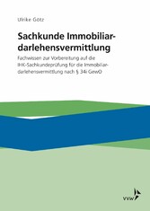 Sachkunde Immobiliardarlehensvermittlung