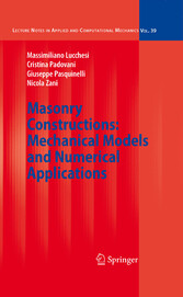 Masonry Constructions: Mechanical Models and Numerical Applications