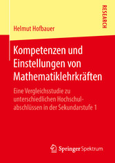 Kompetenzen und Einstellungen von Mathematiklehrkräften