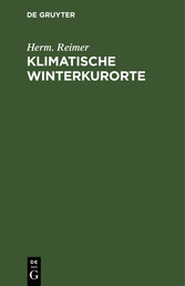 Klimatische Winterkurorte