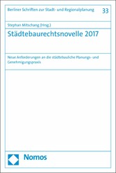 Städtebaurechtsnovelle 2017